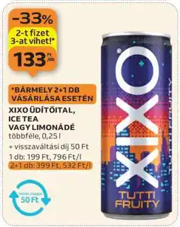 Auchan XIXO Üdítőital, Ice Tea vagy Limonádé ajánlat