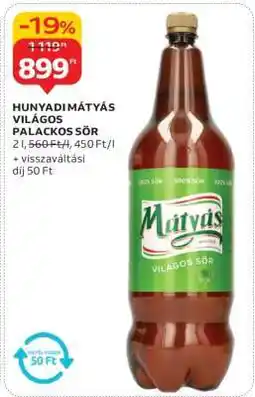 Auchan HUNYADI MÁTYÁS VILÁGOS, PALACKOS SÖR ajánlat