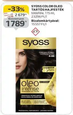 Auchan SYOSS COLOR OLEO TARTÓS HAJFESTÉK ajánlat