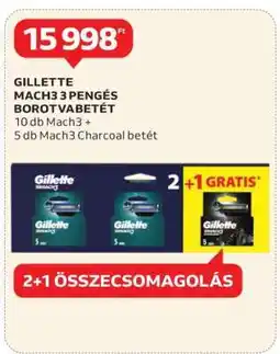 Auchan GILLETTE MACH3 3 PENGÉS BOROTVABETÉT ajánlat
