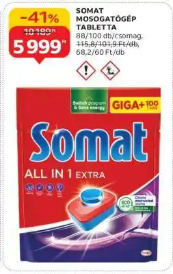 Auchan Somat Mosogatógép Tabletta ajánlat