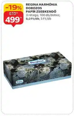 Auchan REGINA HARMÓNIA DOBOZOS PAPÍR ZSEBKENDŐ ajánlat