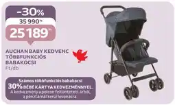 Auchan AUCHAN BABY KEDVENC TÖBBFUNKCIÓS BABAKOCSI ajánlat