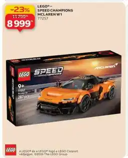Auchan LEGO – SPEED CHAMPIONS MCLAREN W1 ajánlat