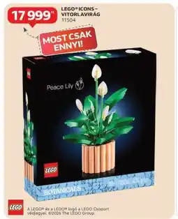 Auchan LEGO ICONS - VITORLAVIRÁG ajánlat