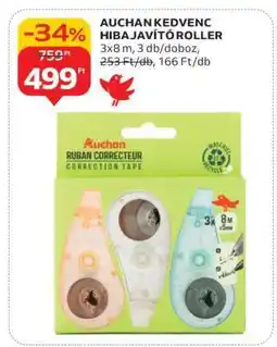 Auchan AUCHAN KEDVENC HIBAJAVÍTÓ ROLLER ajánlat