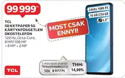 Auchan TCL 50 NXTPAPER 5G Kártyafüggetlen Okostelefon ajánlat
