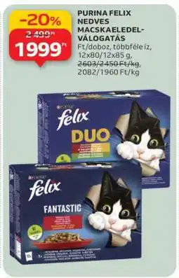 Auchan PURINA FELIX NEDVES MACSKAELEDEL-VÁLOGATÁS ajánlat
