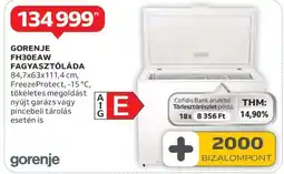 Auchan GORENJE FH30EAW FAGYASZTÓLÁDA ajánlat
