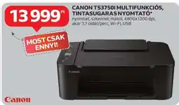 Auchan CANON TS3750I MULTIFUNKCIÓS, TINTASUGARAS NYOMTATÓ ajánlat