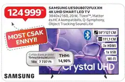 Auchan SAMSUNG UE50U8072FUXXH 4K UHD SMART LED TV ajánlat