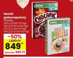 Spar Nestlé gabonapehely ajánlat