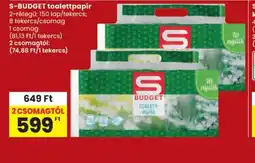 Spar S-BUDGET toalettpapír ajánlat