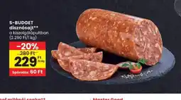 Spar S-BUDGET disznsajt ajánlat