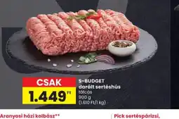 Spar S-BUDGET darált sertéshús ajánlat