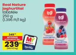 Spar Real Nature joghurtital ajánlat
