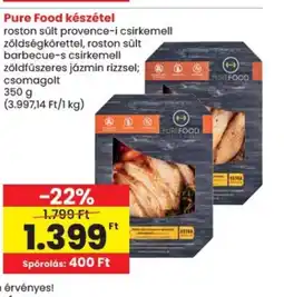 Spar Pure Food készétel ajánlat