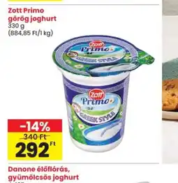 Spar Zott Primo görög joghurt ajánlat