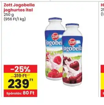 Spar Zott Jogobella joghurtos ital ajánlat