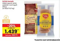 Spar Sch Schärr kenyér ajánlat