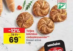 Spar Teljes kiőrlésű császárzsemle ajánlat