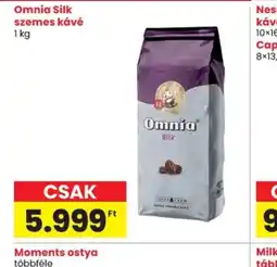 Spar Omnia Silk szemes kávé ajánlat