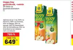 Spar Happy Day gyümölcslé ajánlat