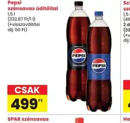 Spar Pepsi szénsavas üdítőital ajánlat