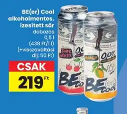 Spar BE(er) Cool alkoholmentes sör ajánlat