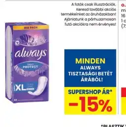 Spar ALWAYS TISZTASÁGI BETÉT ajánlat