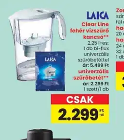 Spar LAICA Clear Line vízszűrő kancs ajánlat