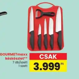Spar GOURMETmaxx késkészlet ajánlat