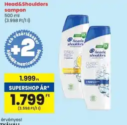 Spar Head&Shoulders sampon ajánlat