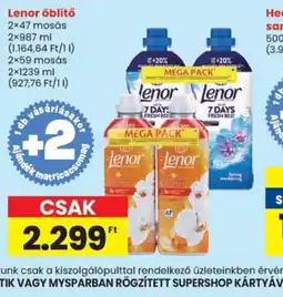 Spar Lenor öblítő ajánlat