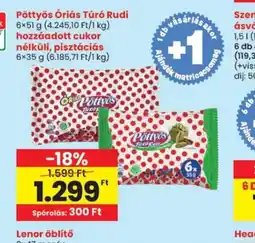 Spar Pöttyös riás Túr Rudi ajánlat