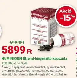 Herbaház HUMINIQUM Étrend-kiegészítő kapszula ajánlat