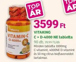 Herbaház VITAKING C+D-4000 NE tabletta ajánlat