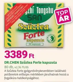 Herbaház DR.CHEN Szűztea Forte kapszula ajánlat