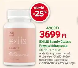 Herbaház EXILIS Beauty Classic fogyasztó kapszula ajánlat