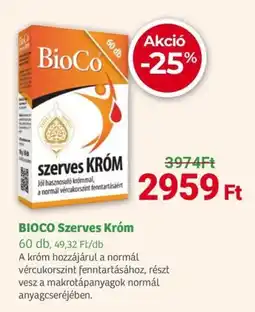 Herbaház BIOCO Szerves Króm ajánlat