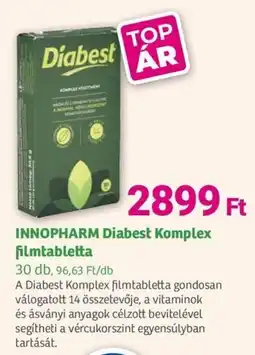 Herbaház INNOPHARM Diabest Komplex filmtabletta ajánlat