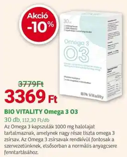 Herbaház BIO VITALITY Omega 3.03 ajánlat