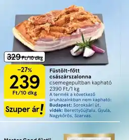 Tesco Füstölt-főtt császárszalonna ajánlat