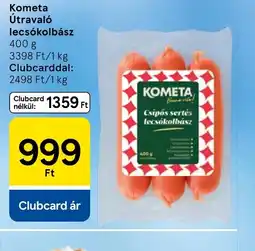 Tesco KOMETA ÚTRAVAL LECSKOLBÁSZ ajánlat