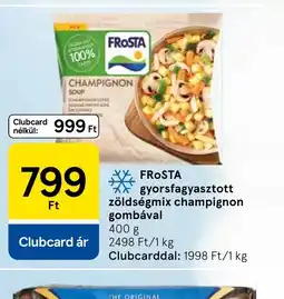 Tesco FROSTA zöldségmix ajánlat