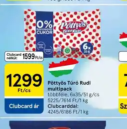 Tesco Pöttyös Túr Rudi ajánlat