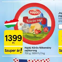 Tesco Hajdú Körös sajt ajánlat
