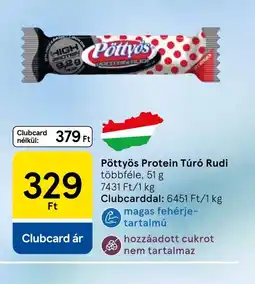 Tesco Pöttyös Protein Túr Rudi ajánlat