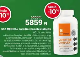 Herbaház USA MEDICAL Carnitine Complex tabletta ajánlat