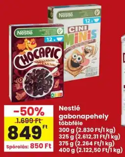 Interspar Nestlé gabonapehely ajánlat